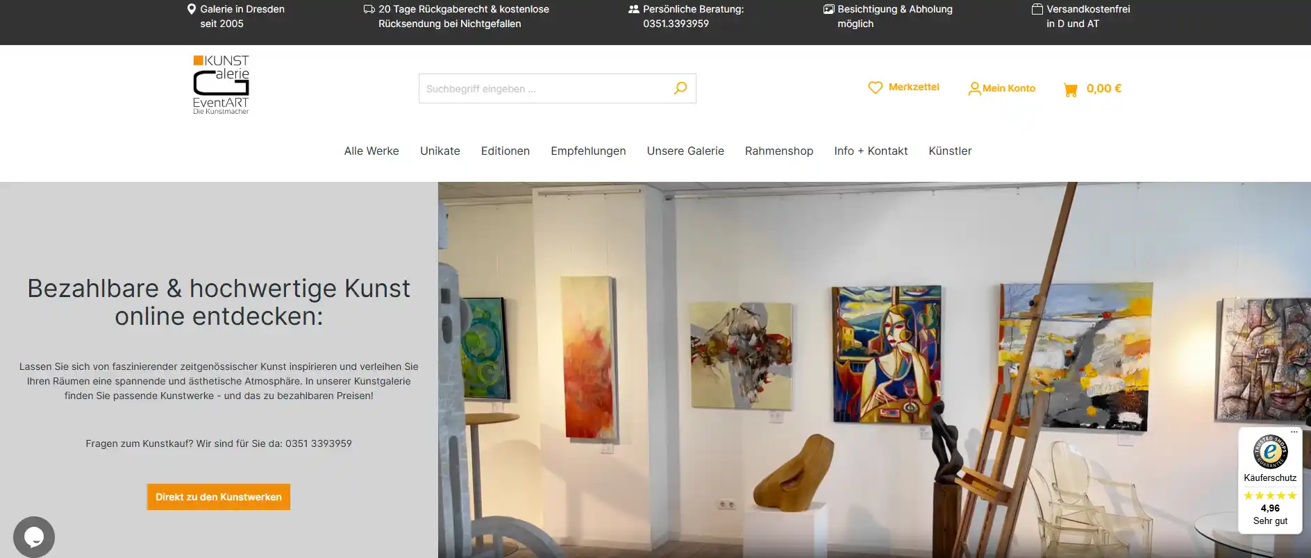 diekunstmacher.de Startseite