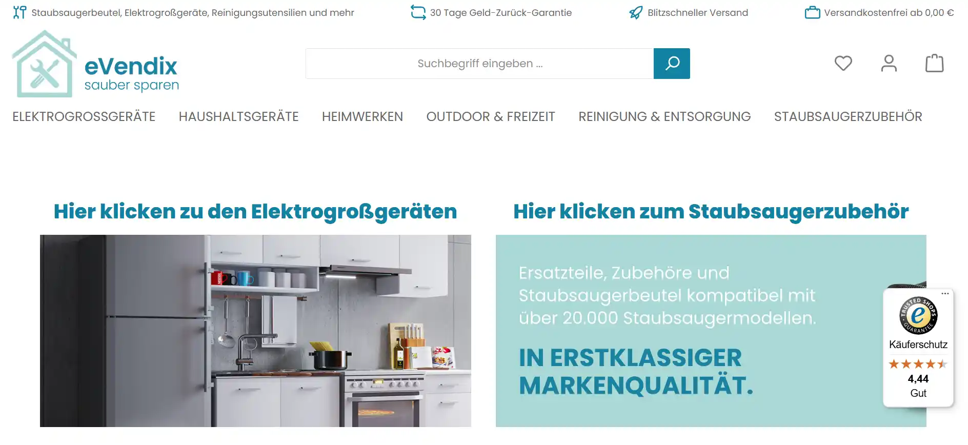 eVendix Startseite